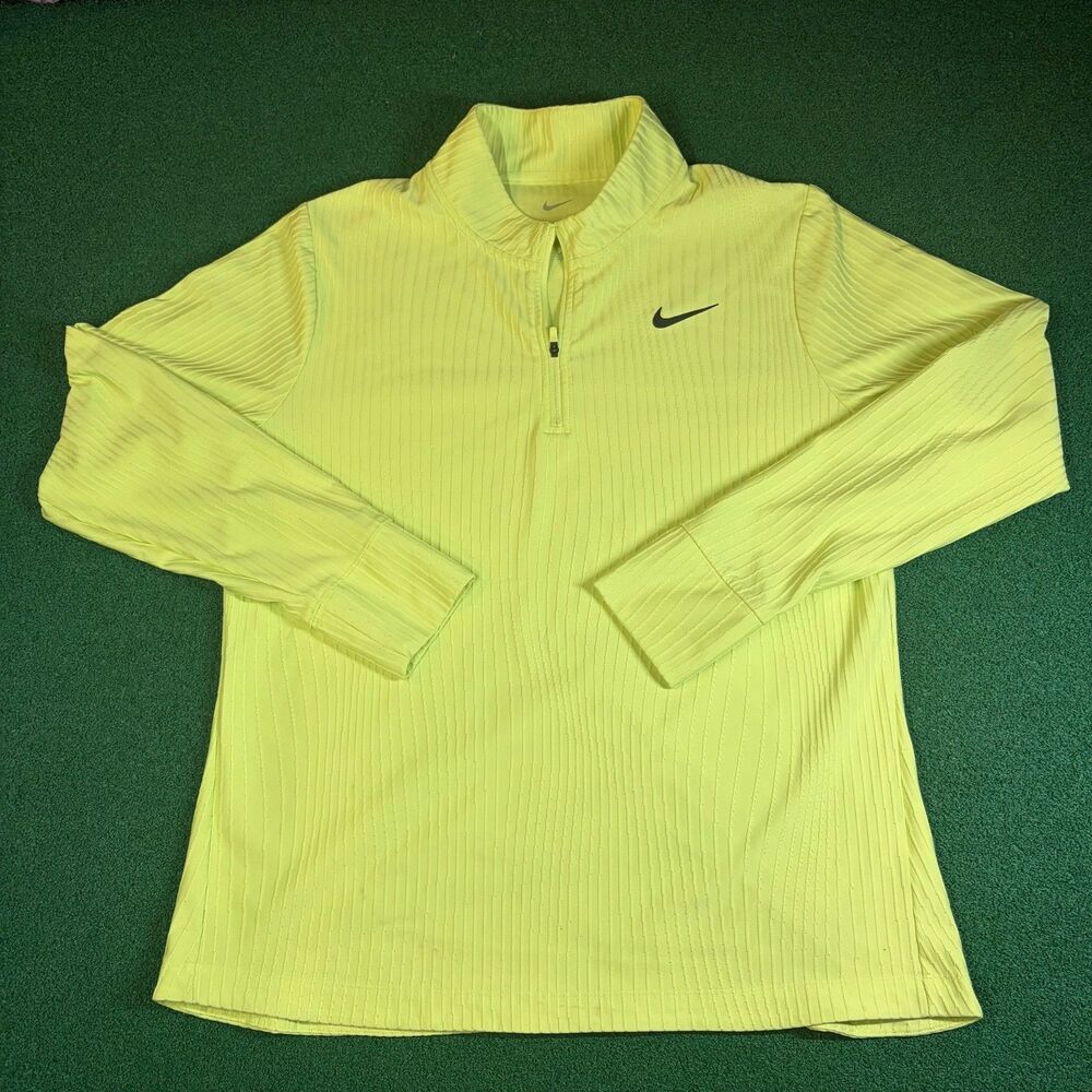 Size L Womens – Nike Dri-FIT ADV Volt Quarter Zip Running Pullover